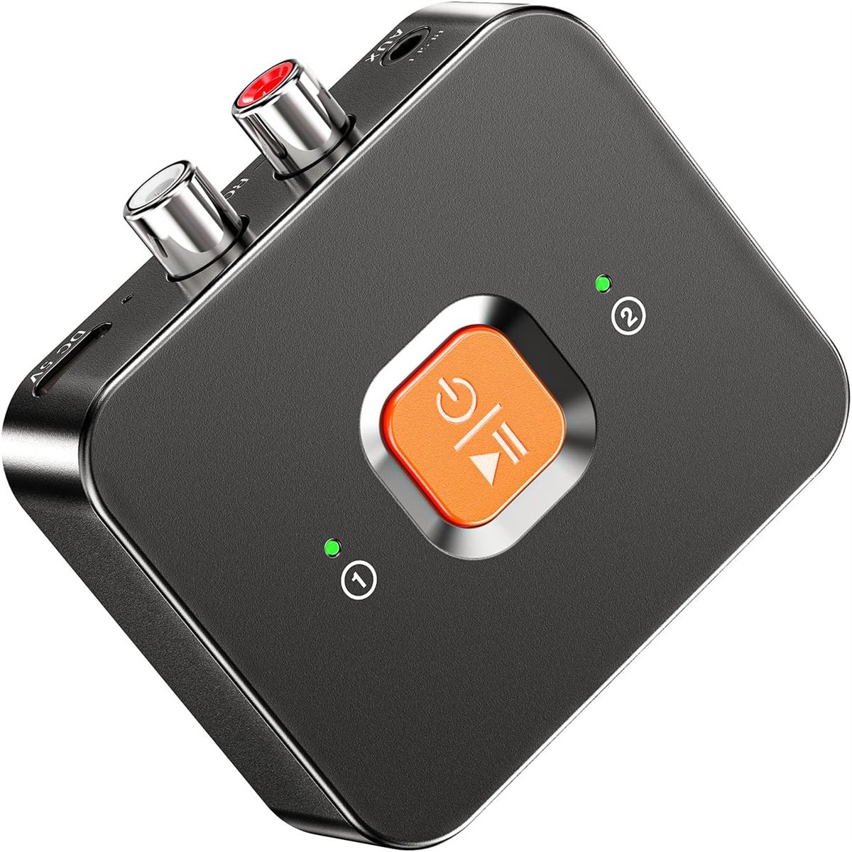 carmdering - Bluetooth Transmitter & Receiver 2 in 1 - BT 6.0 - 3.5MM AUX / RCA - Bluetooth Zender - Bluetooth Ontvanger - Bluetooth Transmitter - Bluetooth Receiver