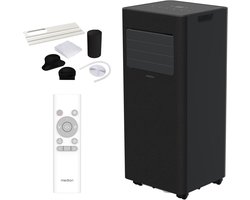 MEDION Mobiele Airconditioner met afvoerslang E902 - 9.000 BTU, mobiel, incl. raamafdichting, tot 32m², 3in1 koelen ontvochtigen ventileren, autoswingfunctie, slaapmodus, MD100137)