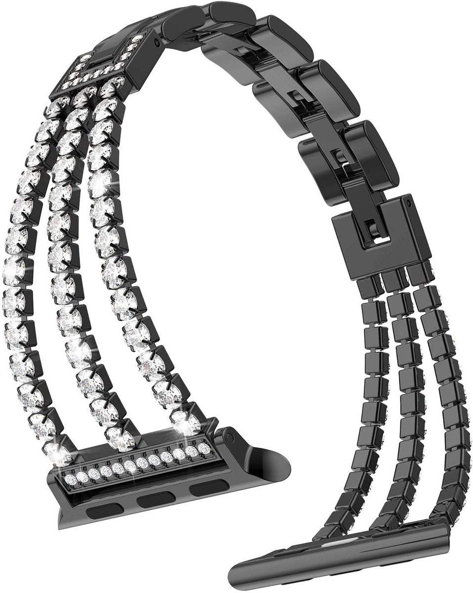 Store_9 - Apple Watch Band - Stalen Vervangband - Verstelbaar - 38mm 40mm - Geschikt voor iWatch Series 1 2 3 4 5 6 - Premium Kwaliteit