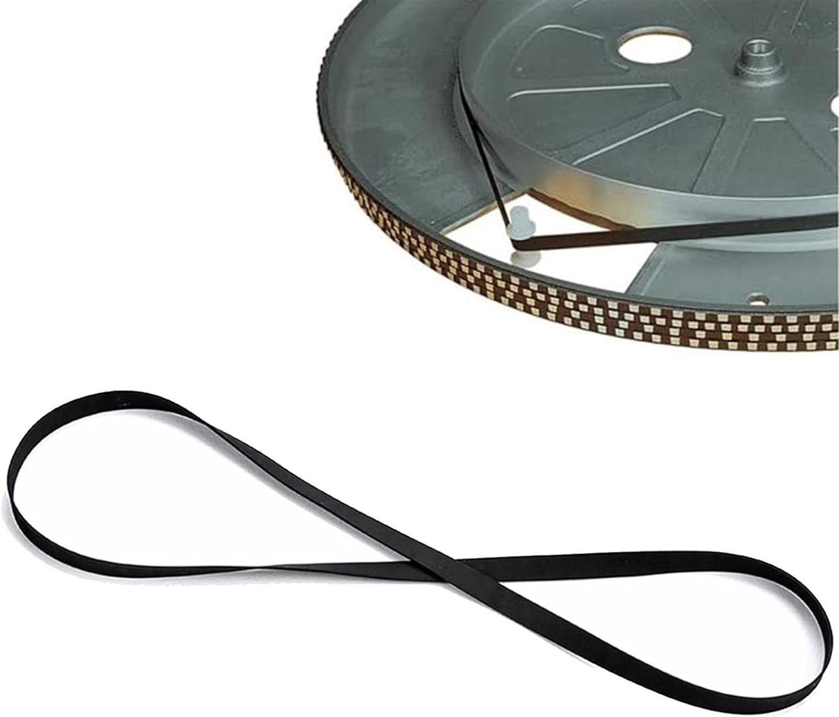 Duurzame 270mm aandrijfriem voor draaitafel, vervangende elastische riem voor platenspeler, phonograaf onderdelen en accessoires