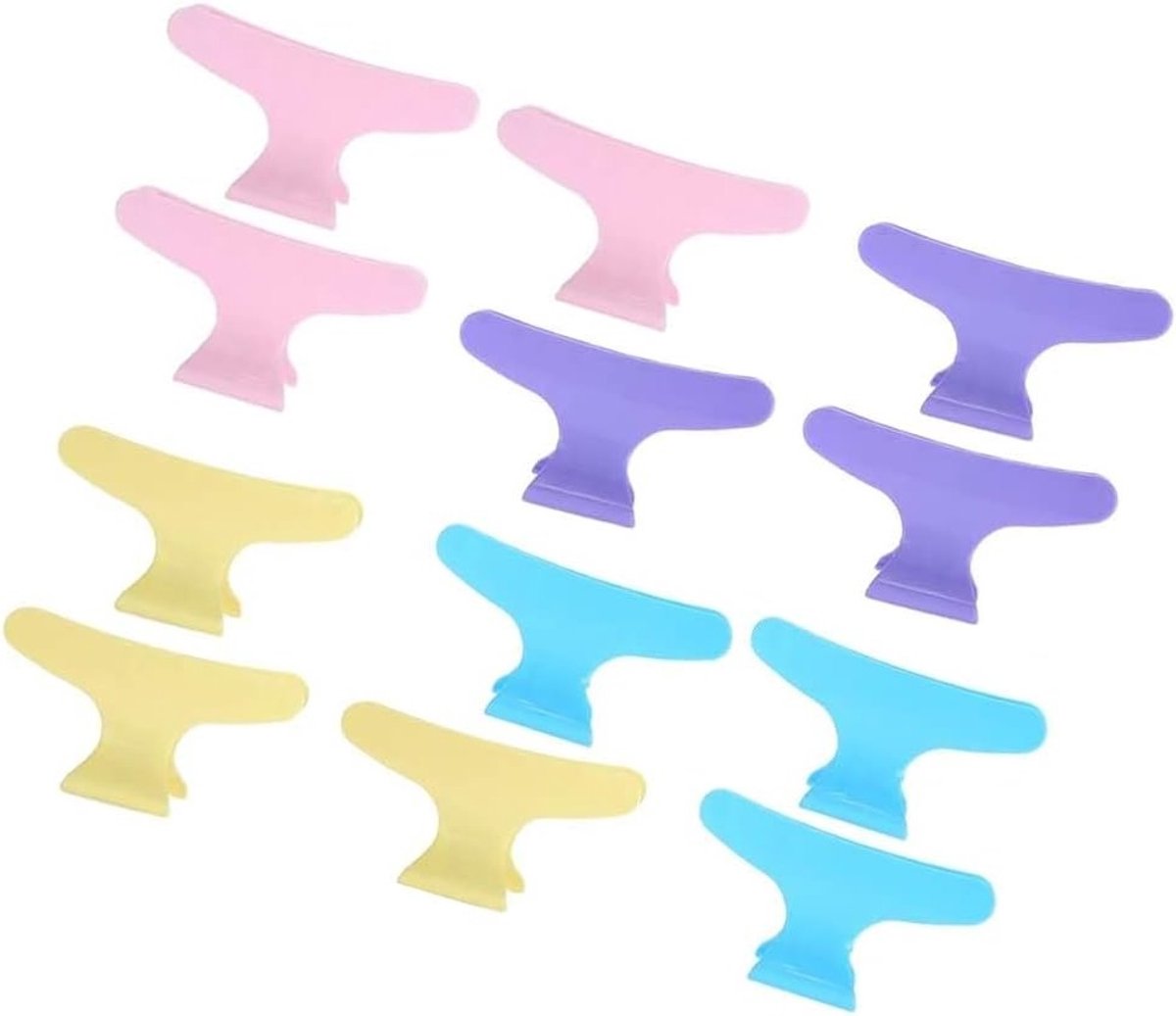 12 Stuks Kleurige Vlinder Haarclips, Mooie Haaraccessoires voor Kapsels en Stylen
