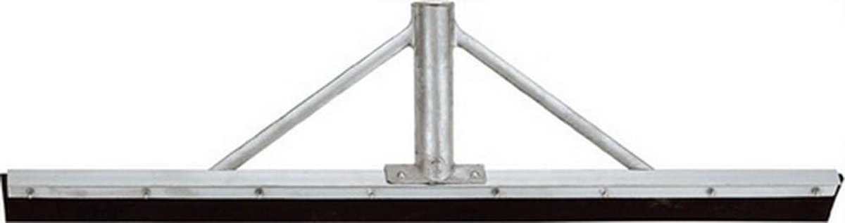 Aluminium Schraper - Rubberen Wisser - Vloeren Schoonmaken - Duurzaam Materiaal - 60 cm - Zilver