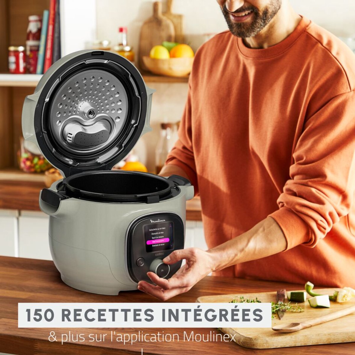 Moulinex Cookeo Mini Eco CE88E310 Slimme Multicooker 3L 6 Programma's Eco-Design thumbnail 6