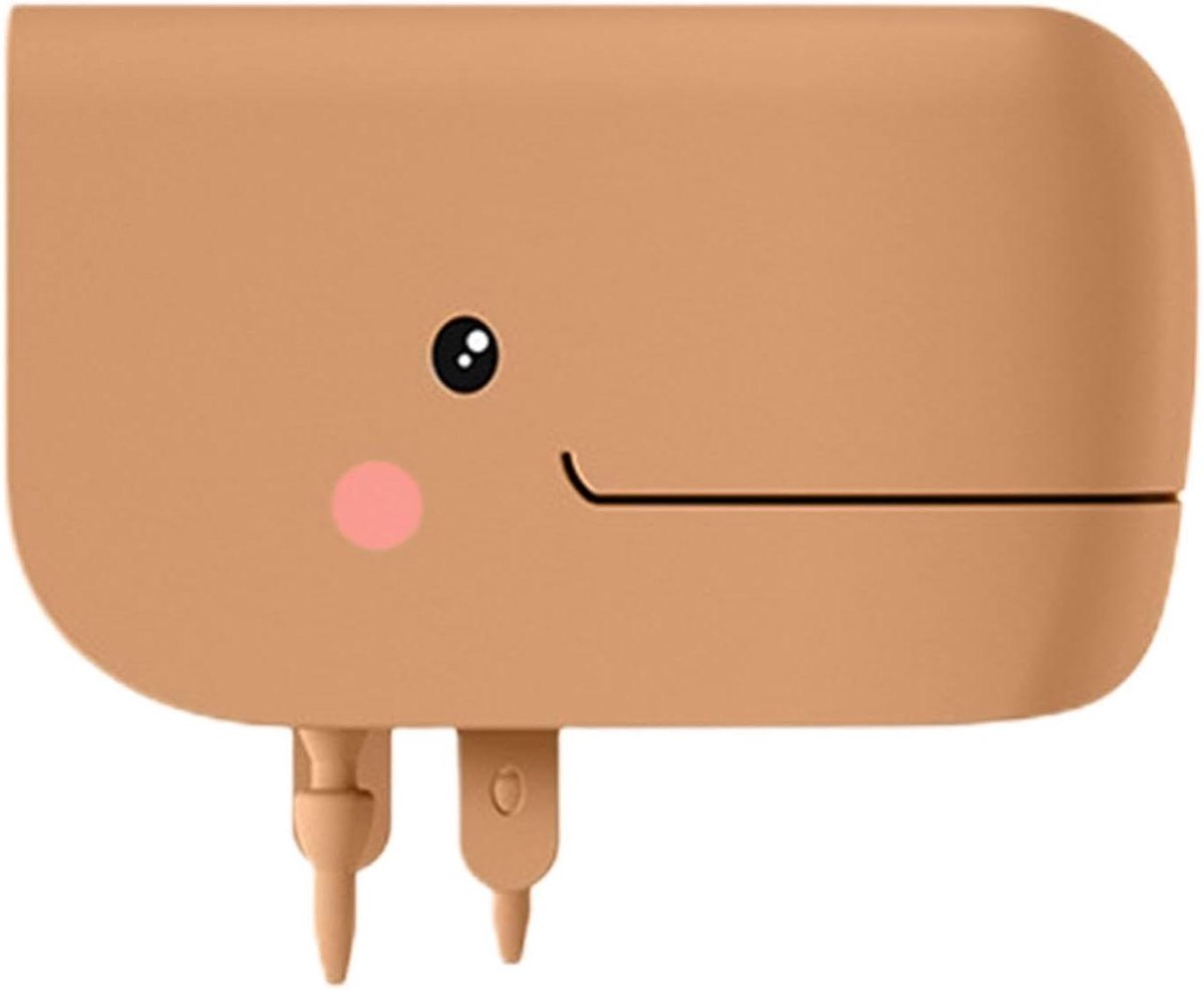 Badkuip Uitloop Guard - Kraan Cover Veiligheid - Badkamer Veiligheid - Grappig Cartoonontwerp - 94 cm - Bruin