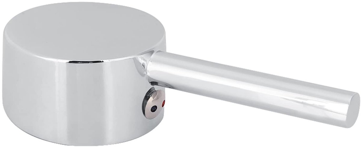 Dailygoods- Kraanhendel Verchroomd - Waterhendel - Waterhandgreep - Kraanvervangende Handgreep - Ergonomisch - Zinklegering - Kraanhandvat