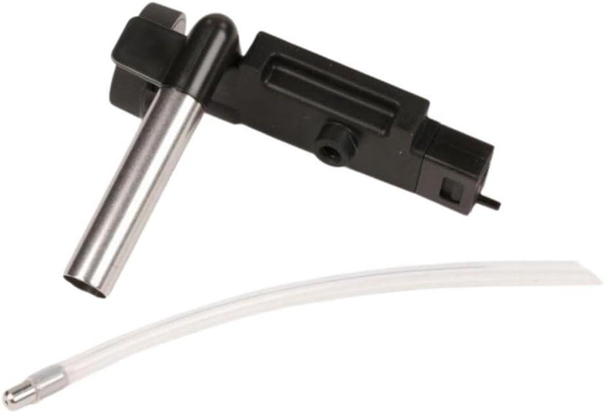 Melkschuim slang - Stoompijpje - Koffie Maken - Dubbele Componenten - 3 Liter Capaciteit - Zwart Zilver