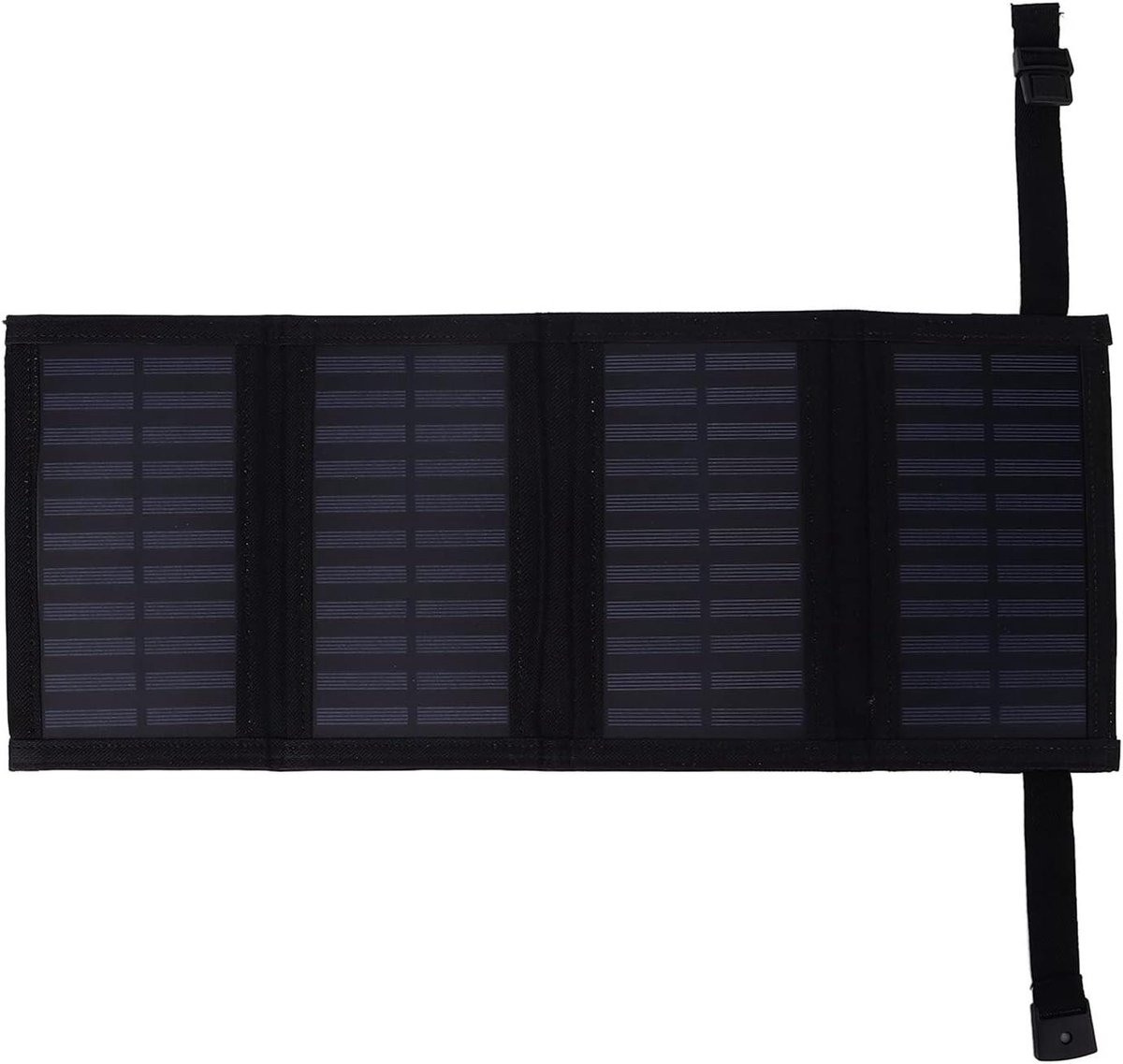 Zonnepaneel Oplader - Draagbare Energie - Outdoor Activiteiten - Hoge Efficiëntie 20W - 480x185mm - Zwart