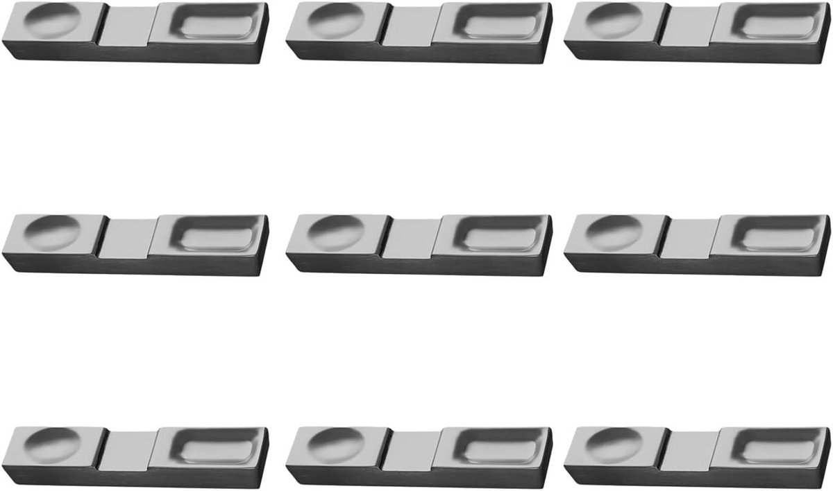 Chopstick Houder - Eetstokjes Houder - Tafel Organiseren - Multifunctioneel 3-in-1 - 10.5 cm - Zilver