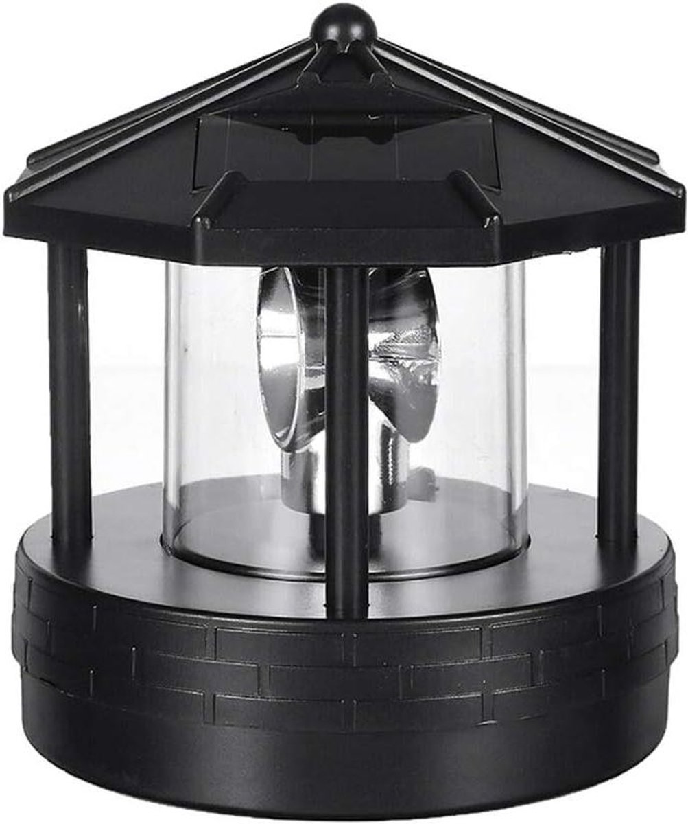Vuurtoren Decoratie - Zonne-lamp Buitenlamp - Tuin Verlichten - Roterende 360 Graden - 10.