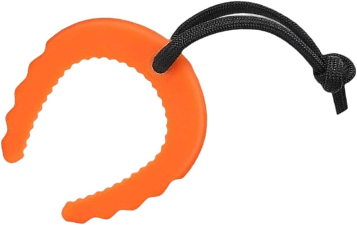 Vingerbescherming Deurstopper - Deurklem Deurclip - Vingerbescherming Deur - C-Vorm Ontwerp - 7x7x7 cm - Oranje