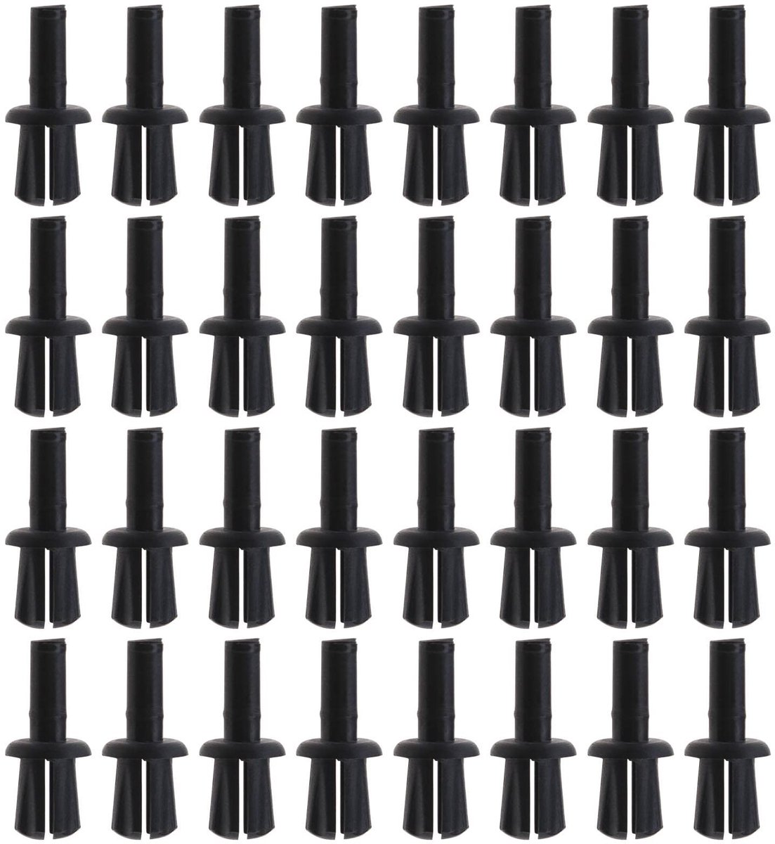 Dailygoods- Trim Clips 40 Stuks - Auto Clips - Vervangingsclips - Compatibel met Land Rover Discovery 2 - A-stijl Bevestiging - Gat van 8 mm - Autoclips