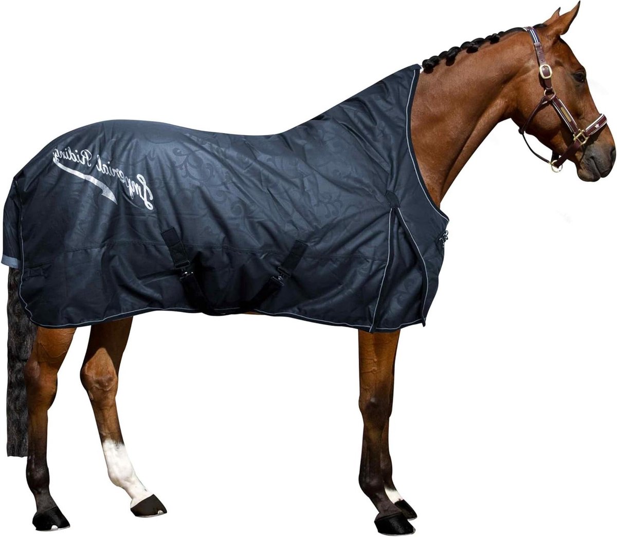Paardendeken - Winterkleed - Buitenverblijf - Superdry technologie - 165 cm - Donkerblauw