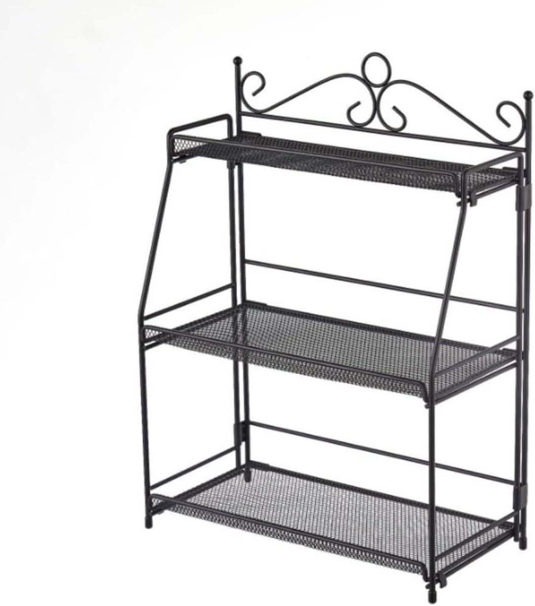Kruidenrek - Kruidenhouder Organizer - Keuken Opbergen - 3 Tier Ontwerp - Niet Gespecificeerd - Zwart