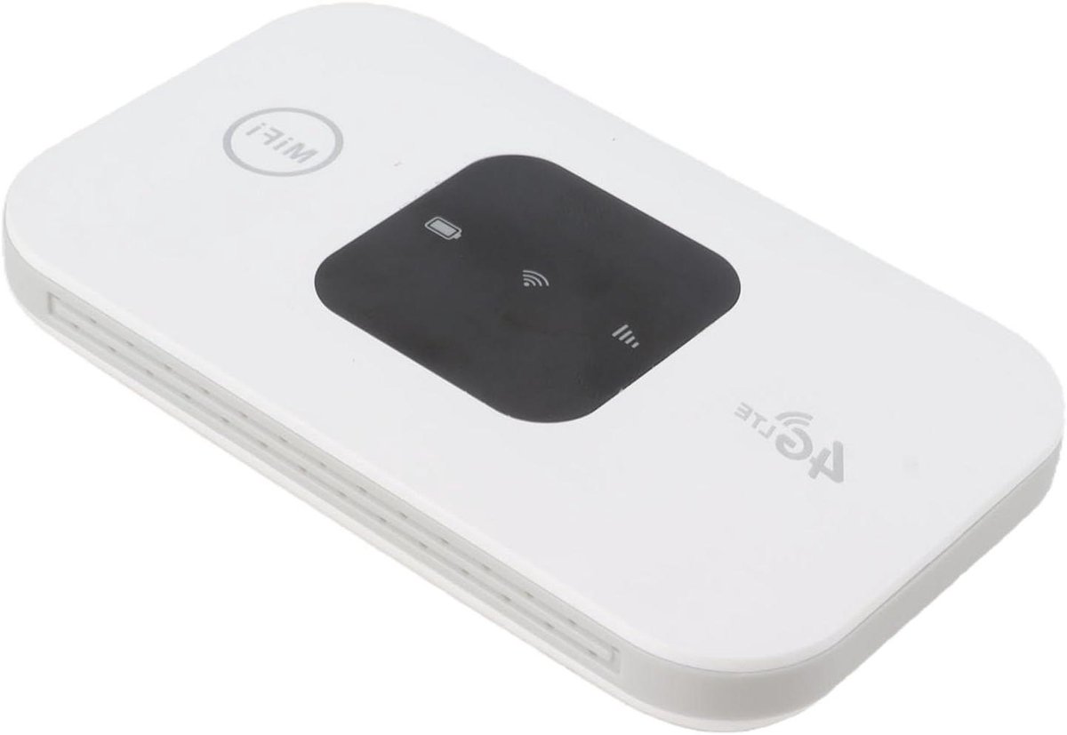 Draagbaar Toegangspunt - Mobiele Hotspot - Internet Overal - Tot 10 Gebruikers - 2100 mAh Batterij - Wit
