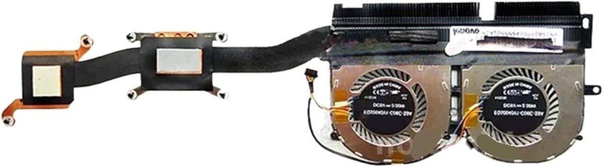 Laptop Koeler - CPU Koeling - Oververhitting Voorkomen - Dubbele Ventilator - 13 inch - Zwart