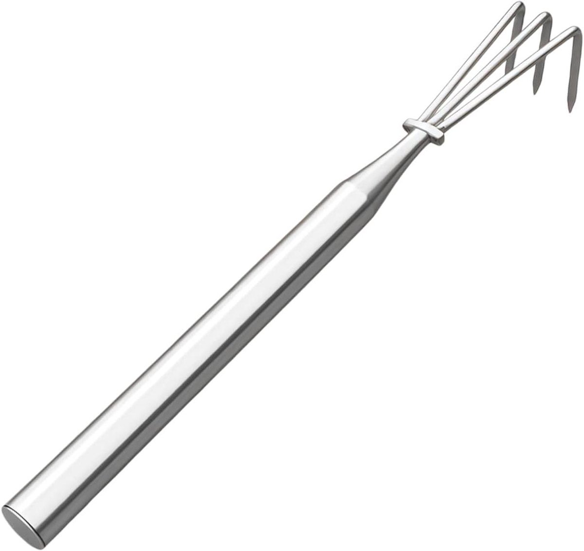 Tuinhark - Handhark Grond - Bodem Losmaken - Ergonomisch Handvat - 3 Klauwen - Roestvrij Staal
