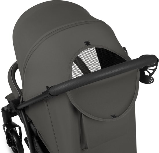 Lionelo Buggy Annet Plus – Lichtgewicht & Inklapbaar – Grote Massieve Wielen met Vering – Inclusief Voetenzak, Klamboe & Bekerhouder – Verstelbare Rugleuning & Voetsteun – Wandelwagen vanaf de geboorte tot 22 kg – Kinderwagen
