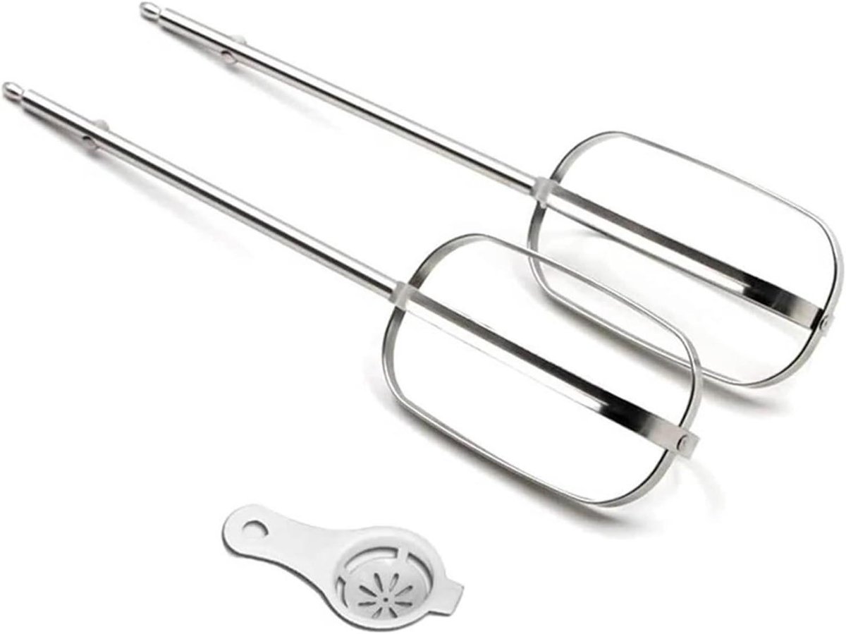 Mixer Opzetstuk - Kloppergarde Garde - Beslag Maken - Universele Pasvorm - 50 gram - Zilverkleurig