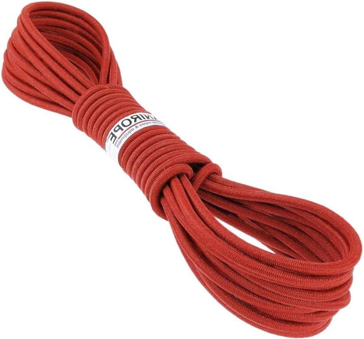 Rubberen touw - Spankoord Expander - Vastzetten van lading - Slijtvast PE omvlochten - 6mm 50m - Rood