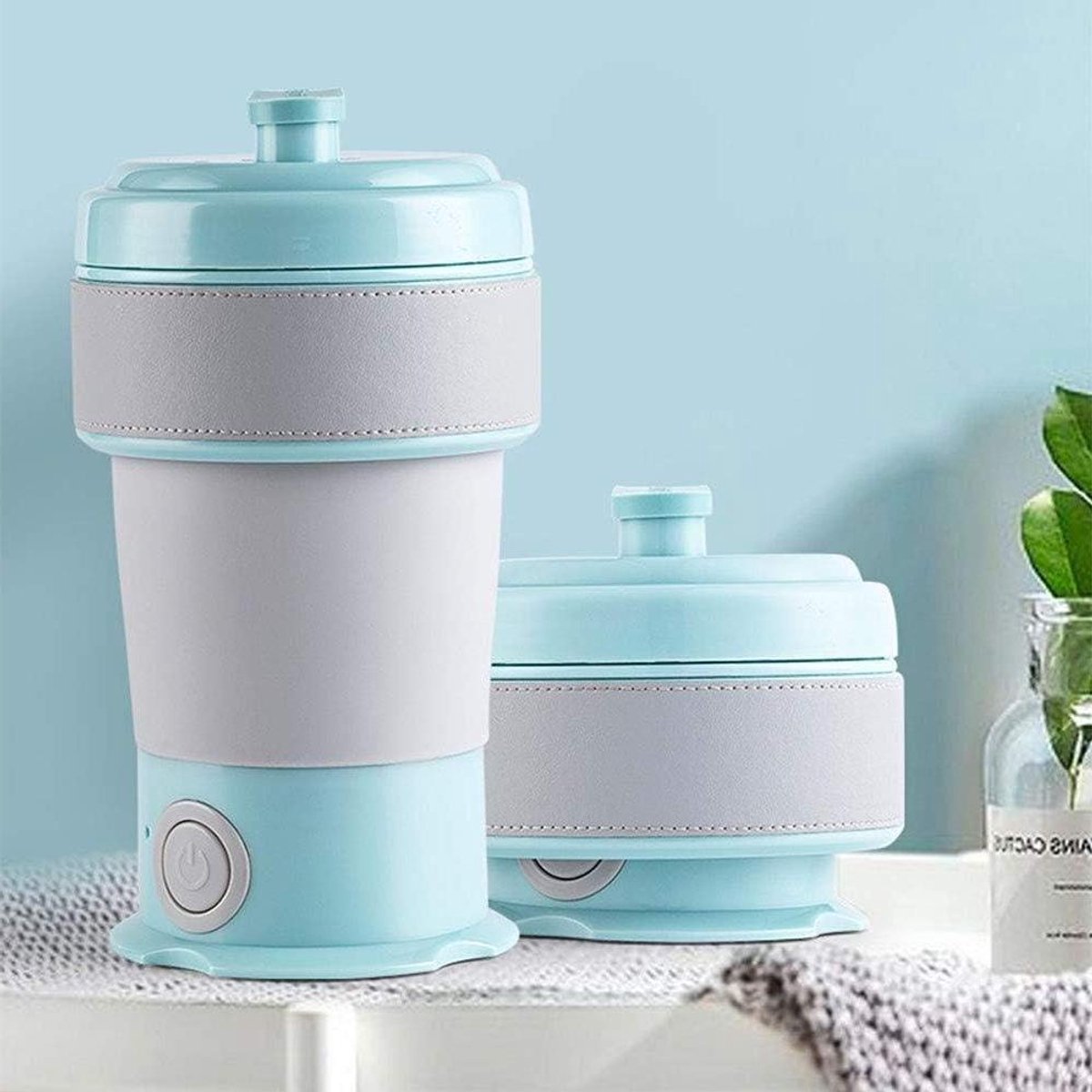 Opvouwbare Waterkoker Reis Waterkoker Snel Water Koken Dubbele Veiligheid 045 Liter Wit