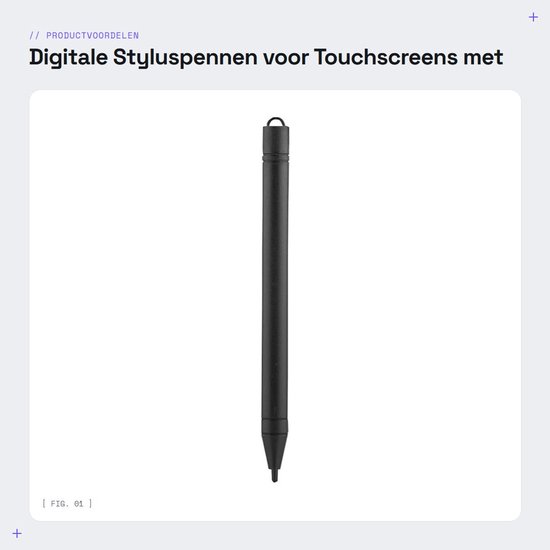 Dailygoods- Styluspen met 6 Vervangtips - Digitale Pen - Geschikt voor 8,5/12 inch Schrijftablet - Voor Ontwerpers/Kunstenaars - Hoogwaardige Prestatie - Ideaal voor Tekenen/Illustreren — afbeelding 4