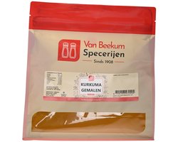 Van Beekum Specerijen - Kurkuma Gemalen - 1 KG (hersluitbare stazak)