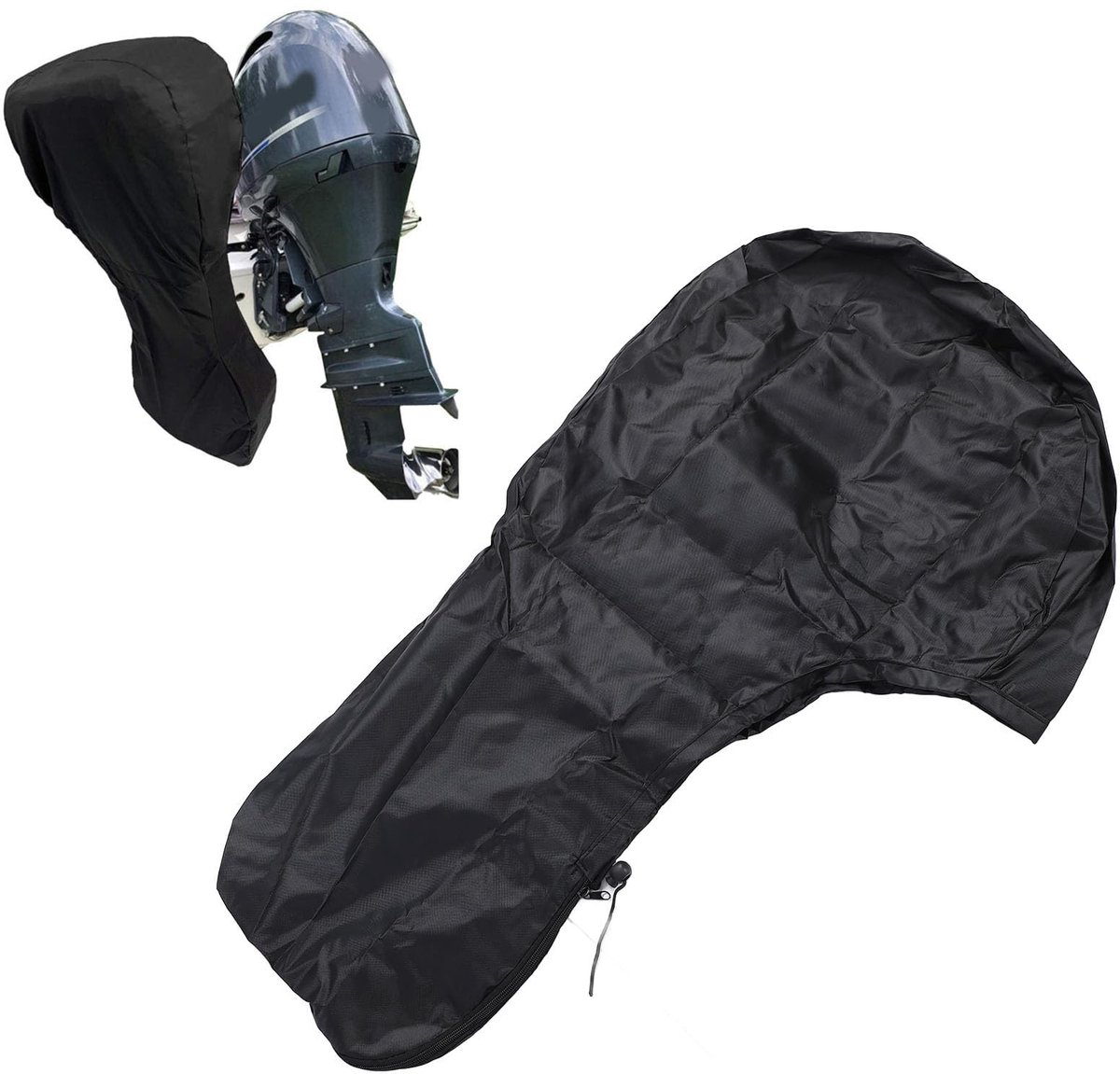 Dailygoods- Buitenboordmotorafdekking Waterdicht - Polyester - Opbergzak - Bescherming tegen Wind - Uitzonderlijke Pasvorm - Slijtvast - Motorhoes