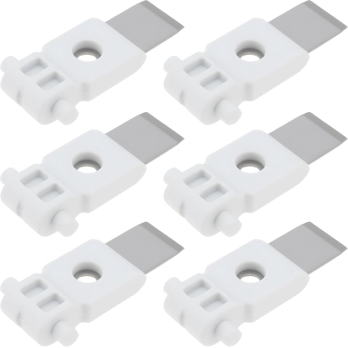 Dailygoods- Filamentsnijder 6 Stuks - 3D-Printer Filamentsnijder - Roestvrij Staal - Lichtgewicht - Compact Ontwerp - Voorkomt Klompen - Filament Cutter