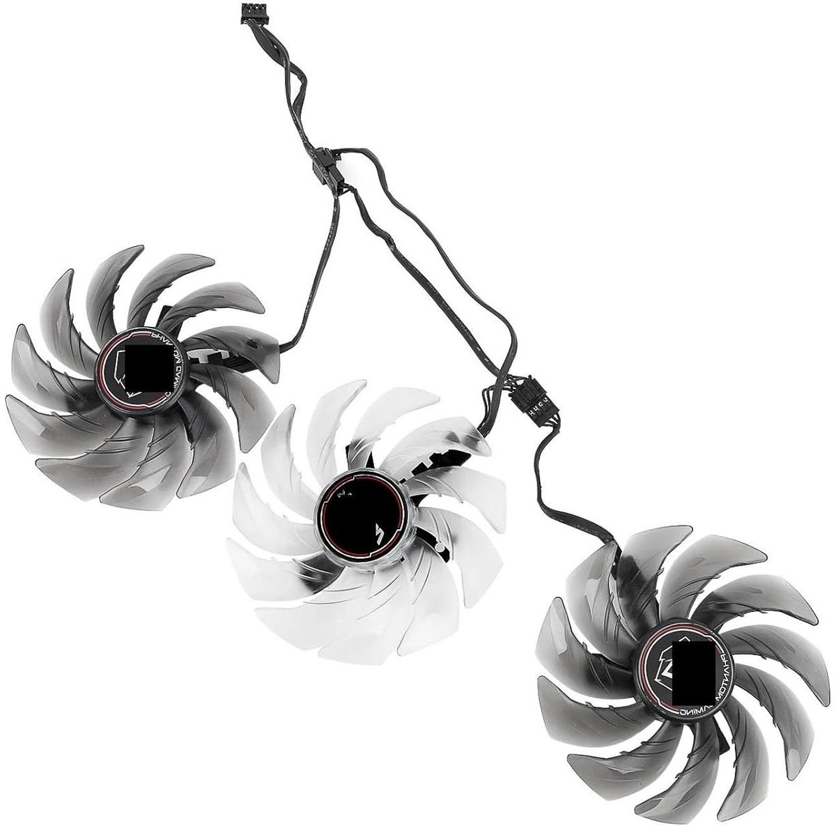 Grafische kaart ventilator - Koeler vervanging - Hardware koelen - Efficiënte warmteafvoer - 87 mm - Zwart