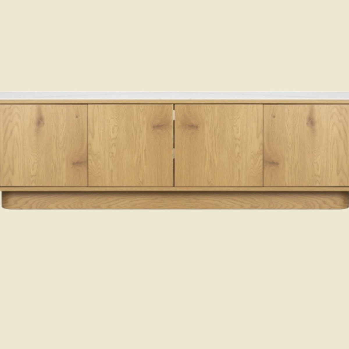Housecraft Living Almira Dressoir Laag 180 cm Hout/ Marmerlook Naturel