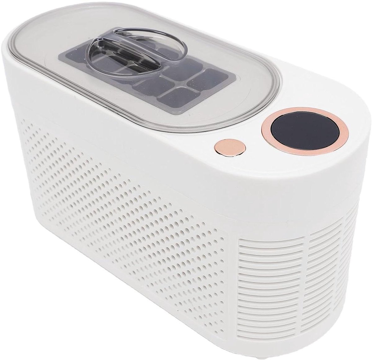 Mini IJsmachine - Compacte Maker - Snel Koelen - Dubbele Stroom - 10 Blokjes - Zwart