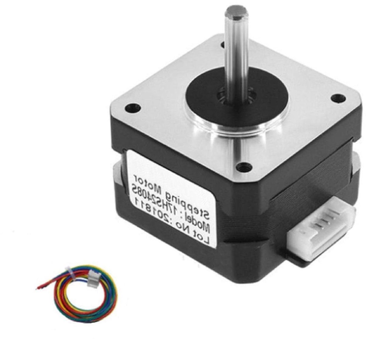 Stappenmotor - Motor - 3D Printen - Zuiver Koper - 42 mm - Zwart