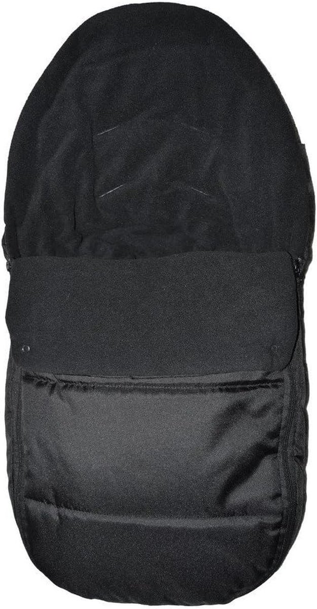 Autostoel Voetenzak - Baby Zak - Baby Comfort - Zacht Gevoerd Fleece - 43 x 34 x 9 cm - Zwart — afbeelding 2