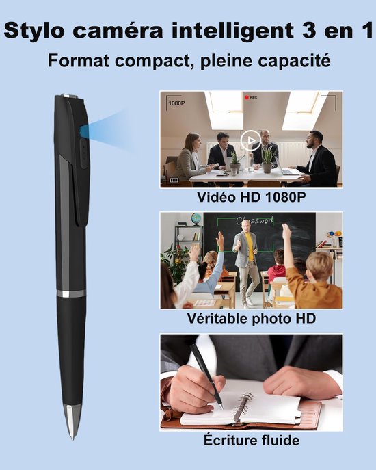 Verborgen Camera - Spy Cam - Compacte Mini Camera - Beveiliginscamera - Veiligheidscamera van Merkloos — afbeelding 4