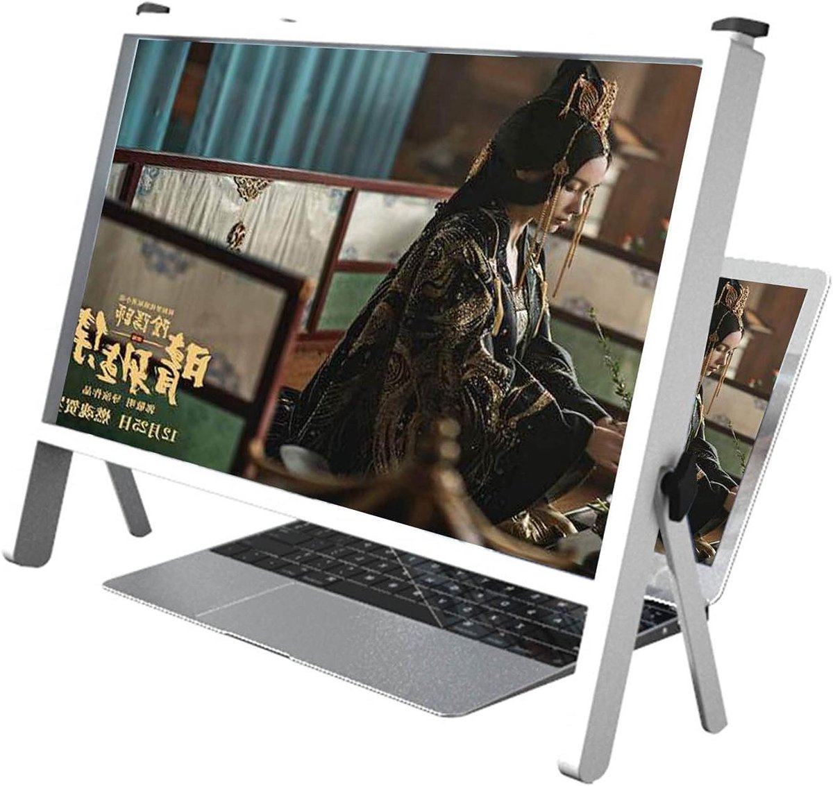 Schermvergroter - Telefoon projector Leesloep - Comfortabel Kijken - 3D High-Definition - 21 inch - Wit