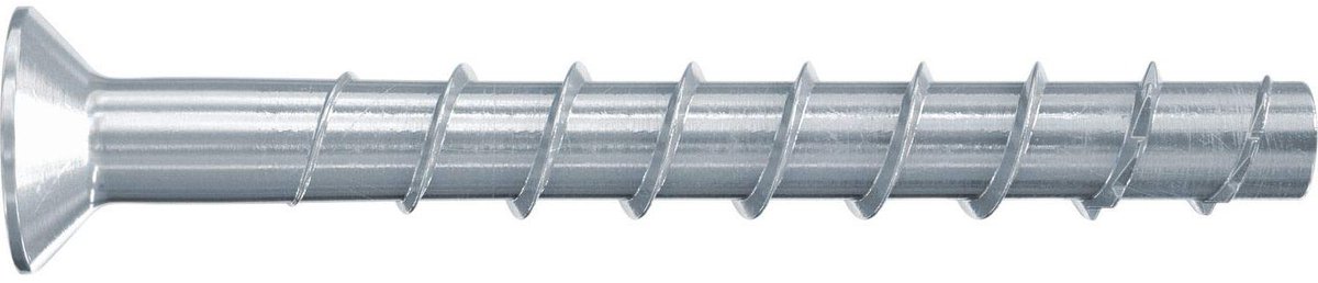 Betonschroeven Verzinkt Staal - Ankerschroeven Montage - Vaste Bevestiging - Verzonken Kop - 10x160 mm - Zink
