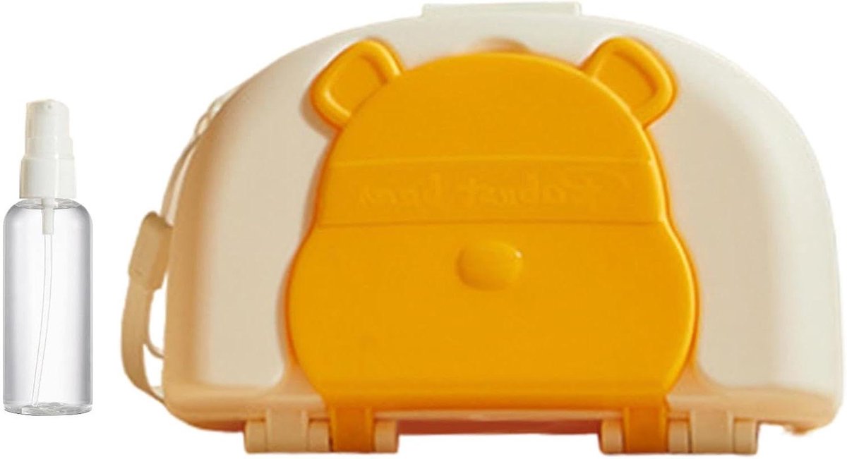 Flessenreinigingsset - Babyflesborstel - Hygiënisch Reinigen - 6-in-1 Ontwerp - 16 x 11 x 5 cm - Geel