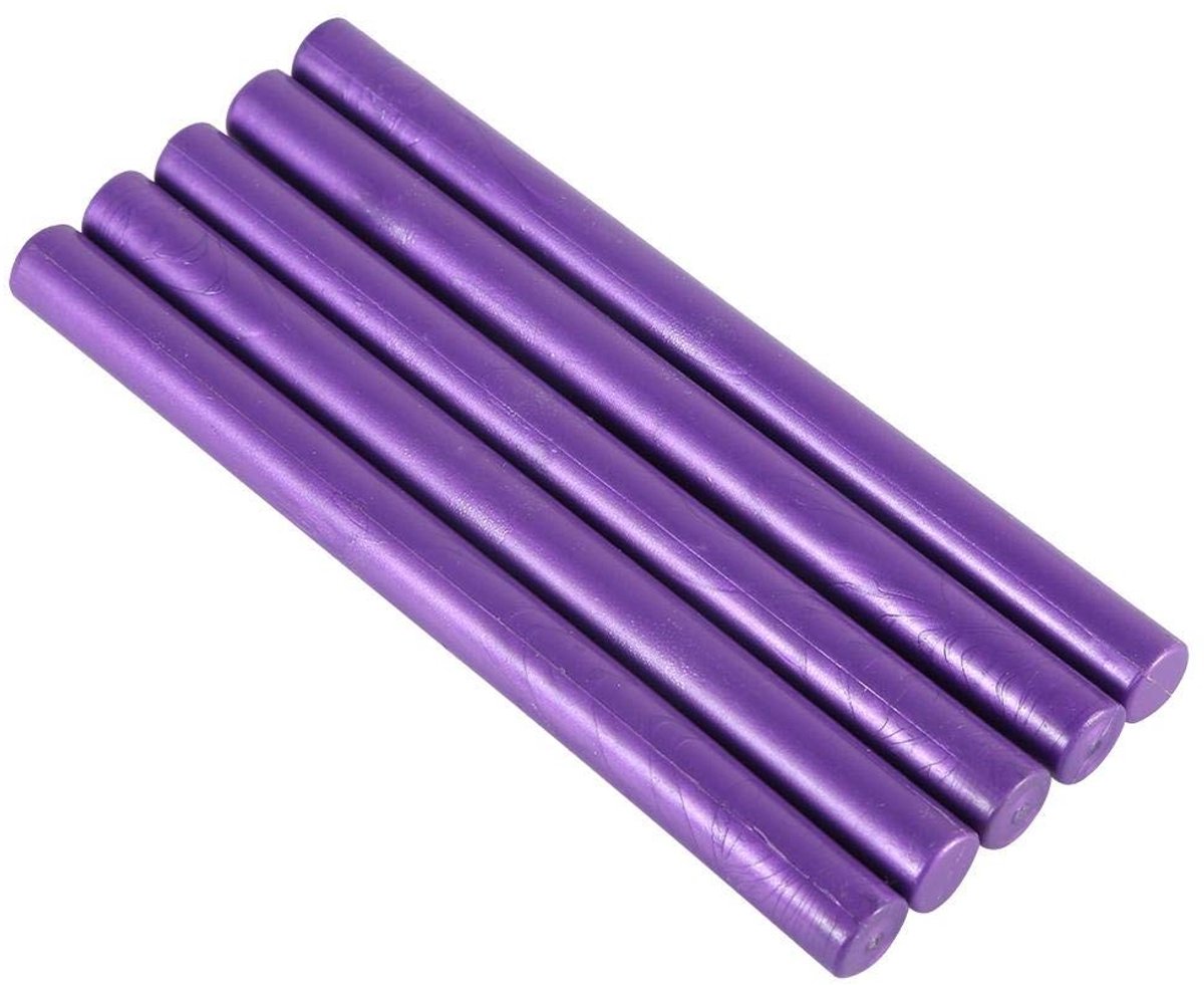 Dailygoods- Zegelwas Set 10 Kleuren - Decoratieve Wasstiften - Niet-adhesief - Voor Uitnodigingen - Hobbymateriaal - Eenvoudig in Gebruik - Zegelstempelwas
