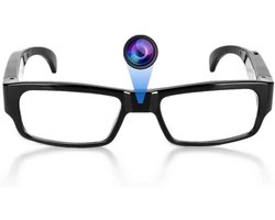 Tosuny 1080P HD Camera Glasses, Portable Shooting Glasses with Smart Stabilization and Wide Angle Lens, 1.5 Hours Battery for Cycling, Sports, First-person View Recording