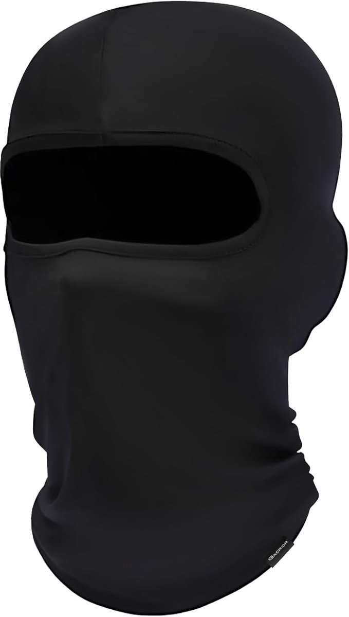 Gezichtsmasker - Ski masker - Buitenactiviteiten - Ademend en sneldrogend - Unisex - Zwart