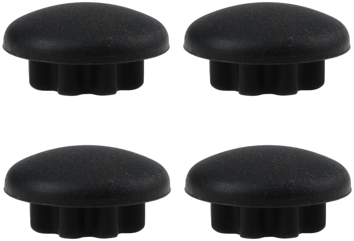 Dailygoods- Schroefdopafdekkingen 4 Stuks - Rubber - 10mmx7mm - Compatibel met SMEV/Dometic - Gootsteen/Kookplaat/Fornuis - Schadepreventie - Schroefdoppen