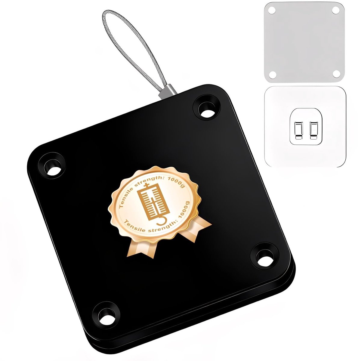 Dailygoods- Deursluiter Automatisch - Deurdranger - Deurveer - Multifunctioneel - Zwart - 1000 g Trekkracht - Eenvoudige Installatie - Deursluiting