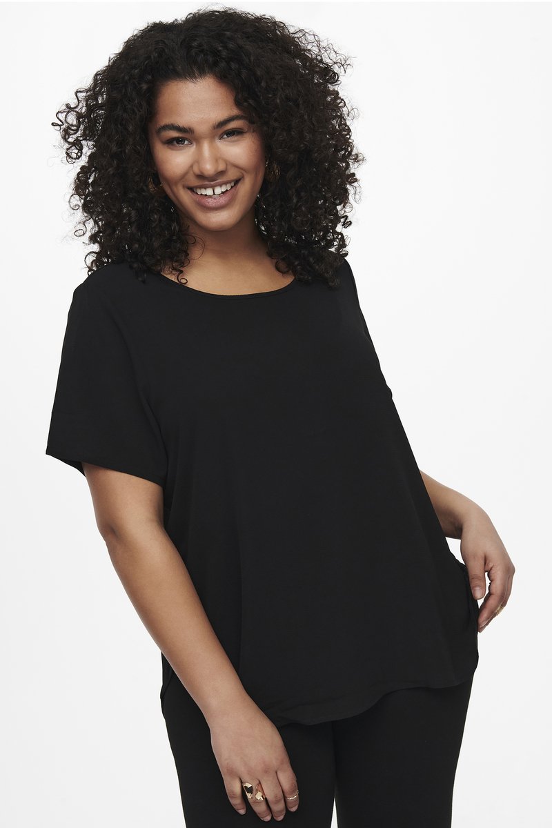 ONLY CARMAKOMA CARVICA SS AOP TOP NOOS Dames Top - Maat 54