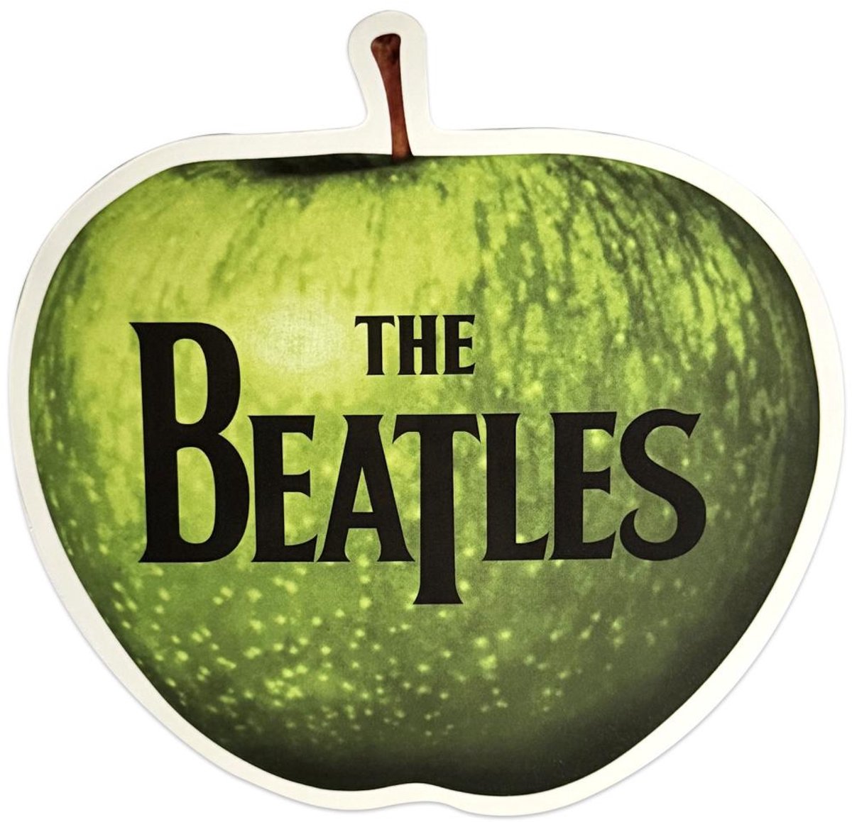 The Beatles - Apple Logo Sticker - Groen/Zwart