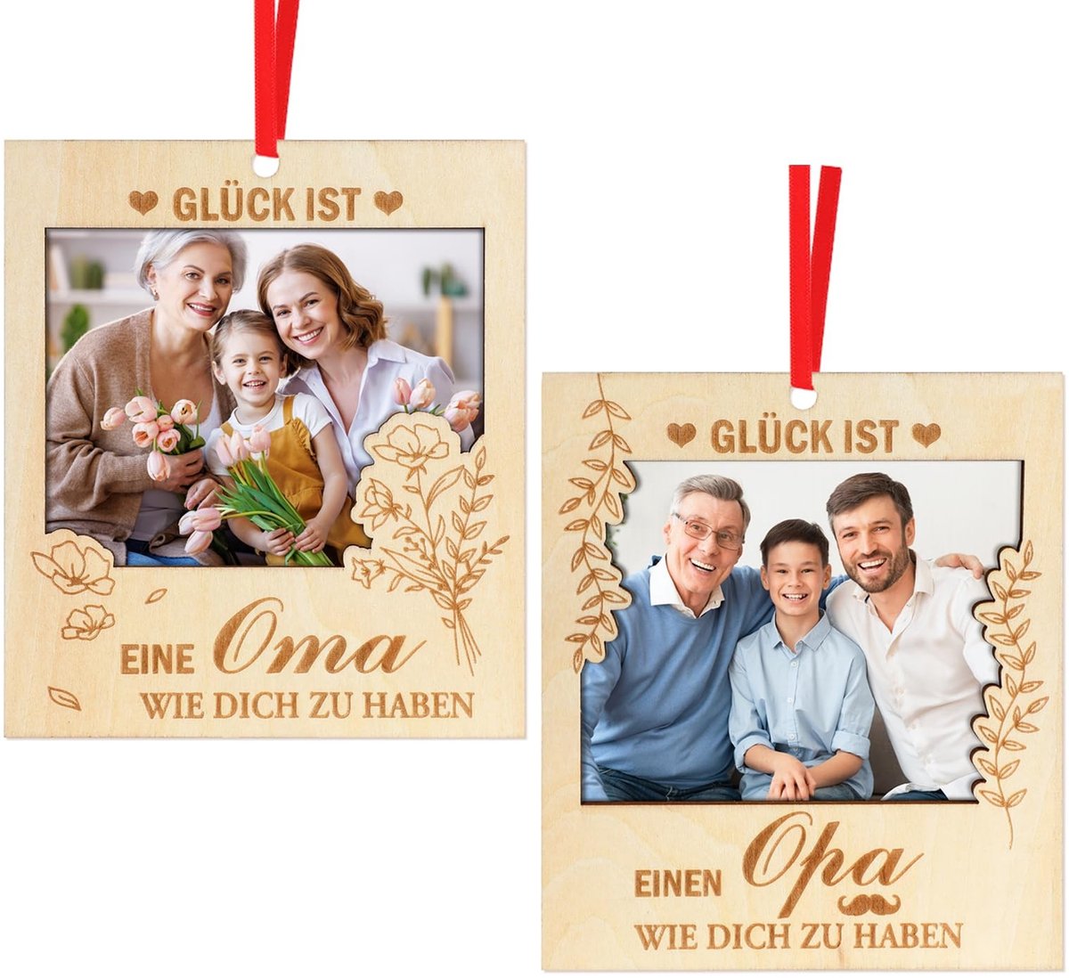 Dailygoods- Fotolijst - Gravure - Cadeau - Verjaardag - Kerst - Voor Oma/Opa - Lijst