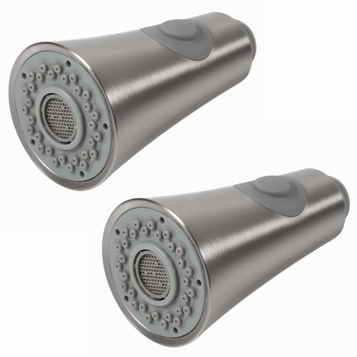 Dailygoods- Keukenmengkraan Uittrekbaar - 2 Stralen - Hoogwaardige Kunststof/Brass - Duurzaam - Eenvoudig Te Installeren - Verchroomd - Keukensproeier