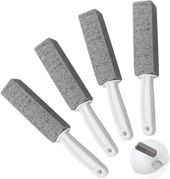 Dailygoods- Puimsteen Reinigingssteen 4 Stuks - Eeltverwijderaars - Voetverzorging - Hardnekkige Vlekken Verwijderaar - Multifunctioneel - Natuurlijke Puimsteen