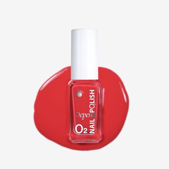 Depend Cosmetic | Nagellak | Nailpolish | O2 | Koraalrood | 848 | 5ML