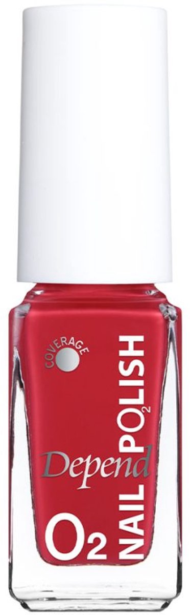 Depend Cosmetic | Nagellak | Nailpolish | O2 | Koraalrood | 848 | 5ML