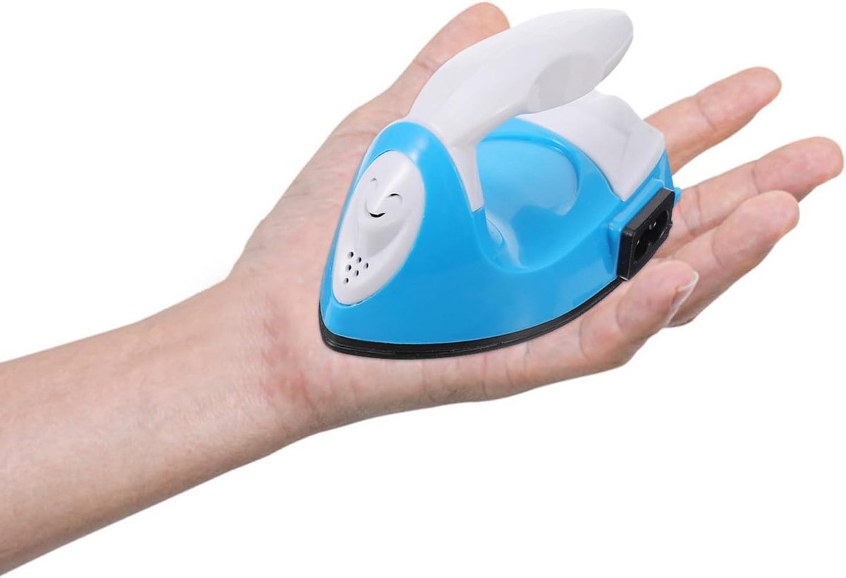 Lurrose Draagbare Mini Elektrische Strijkijzer Warmtepers Snelle Verwarming Keramisch Veilig voor DIY Vinyl Projecten Warmteoverdracht